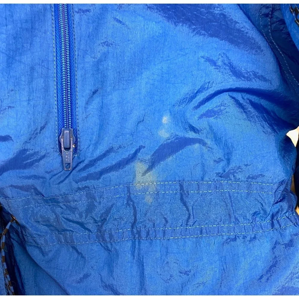 Dani Colby Women's Vintage 80's Ski‎ Jacket Blue Geometric  Sz 8/10
